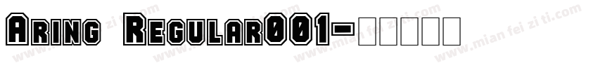 Aring Regular001字体转换